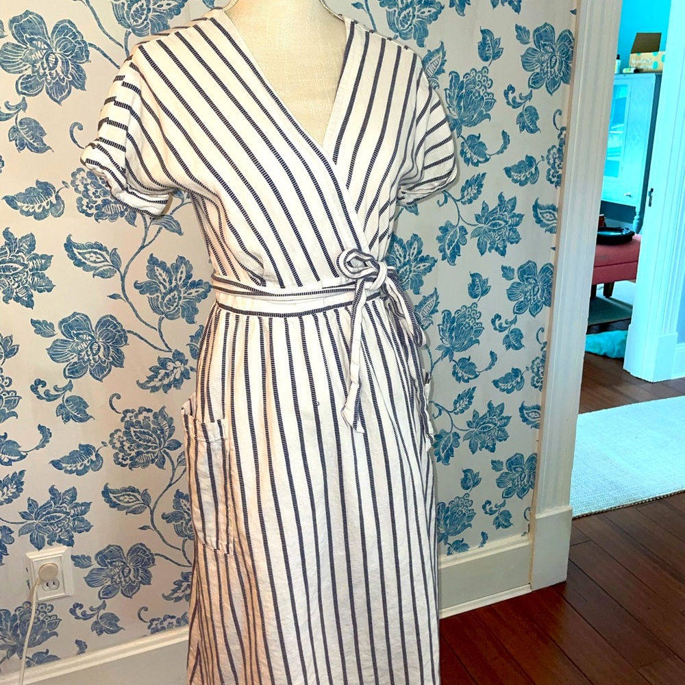 GAP vintage wrap dress size 0 petite